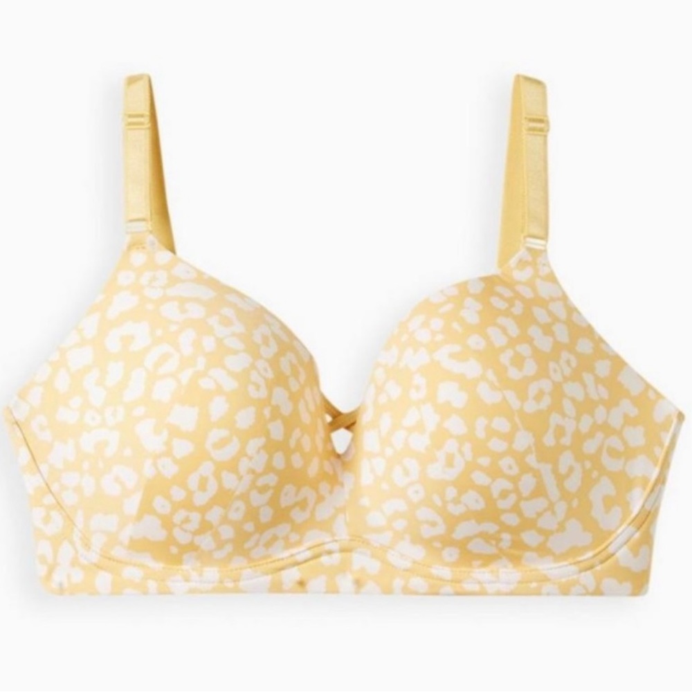 TORRID WIRELESS 360 BACK SMOOTHING LEOPARD PRINT BRA 🐆